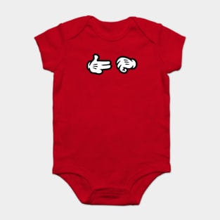 Run the Jewels Cartoon Hands Logo Baby Bodysuit